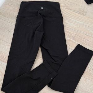 Lululemon Black High-Waisted Leggings size 0